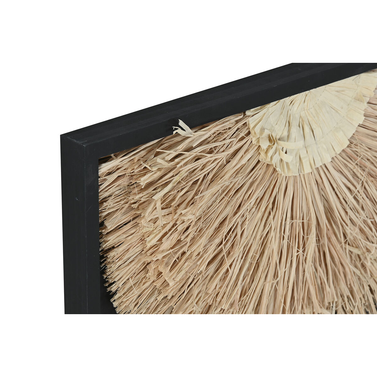 Kanvas Home ESPRIT Svart Naturell Modern Boho 50 x 3 x 60 cm (2 antal) - 2