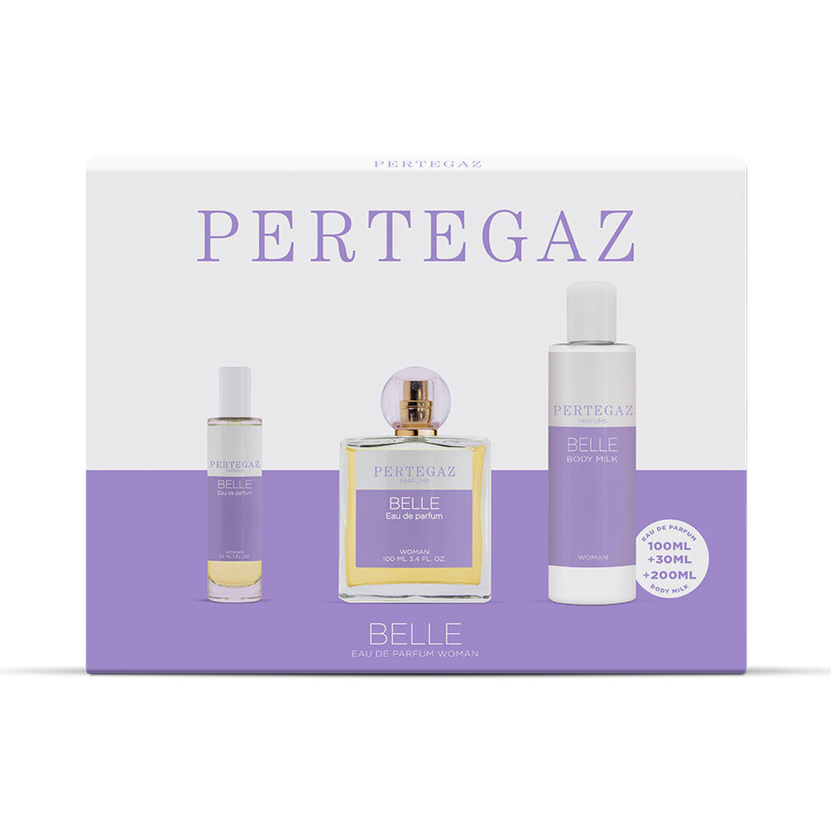 Parfymset Damer Pertegaz Pertegaz Belle EDP 3 Delar - 2