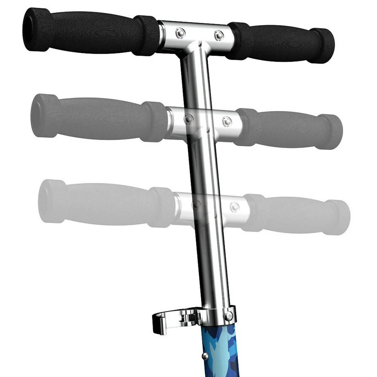 Sparkcykel A Shark Camo Razor 13010345 Blå - 5