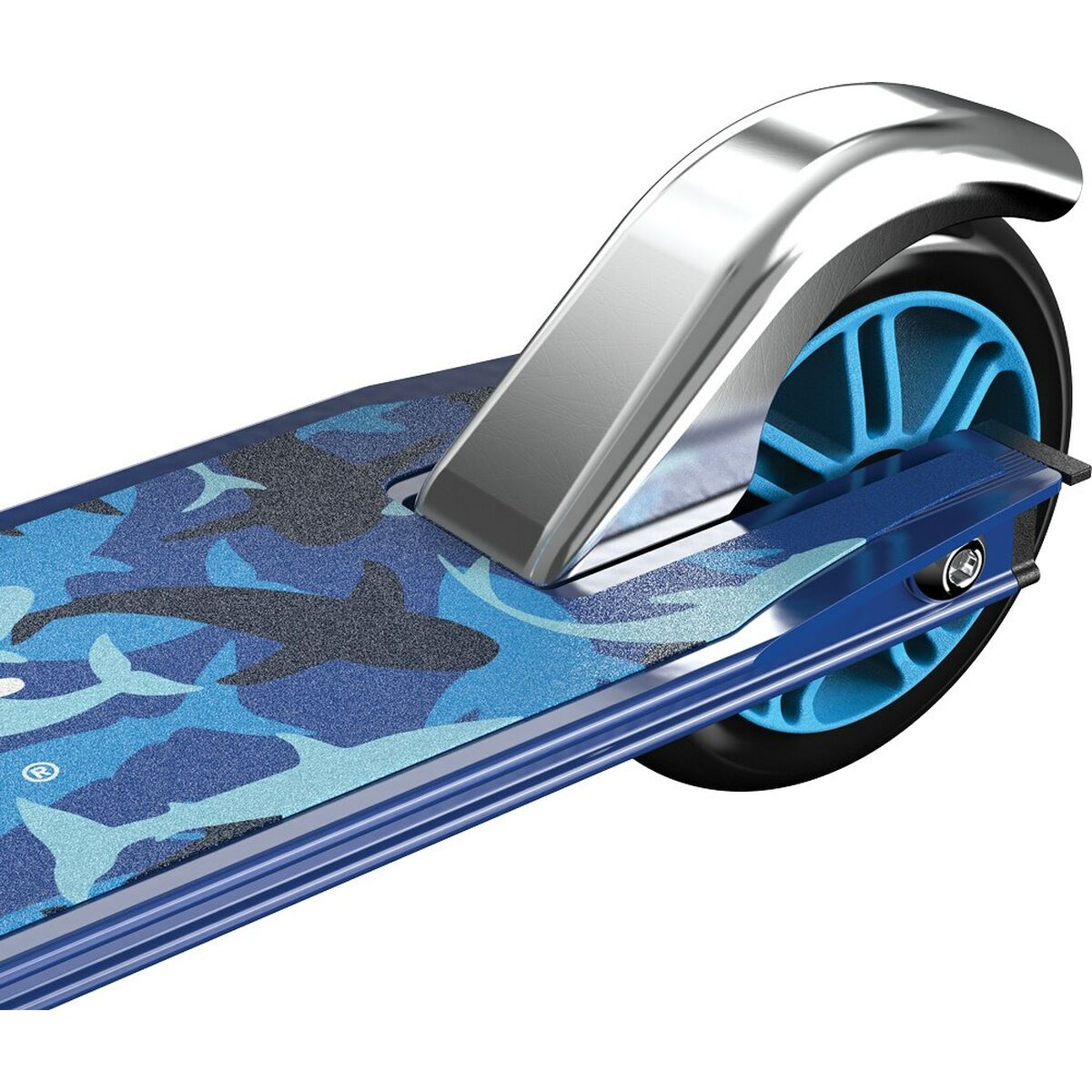 Sparkcykel A Shark Camo Razor 13010345 Blå - 10