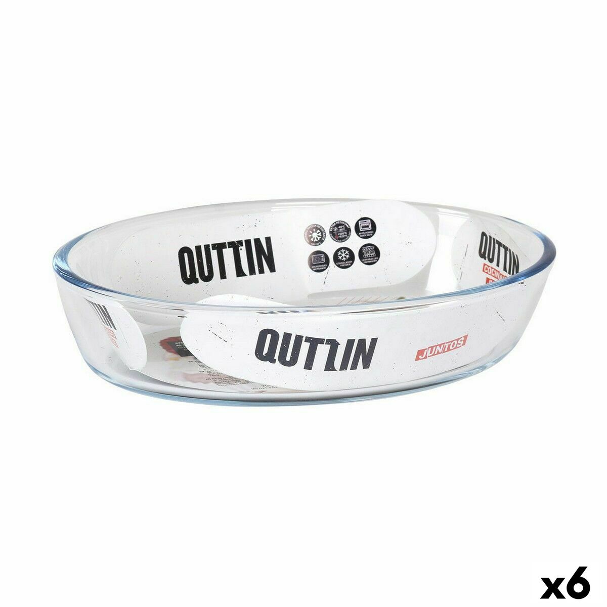 Servingsfat Quttin 700 ml Glas Avlång (6 antal) - 4
