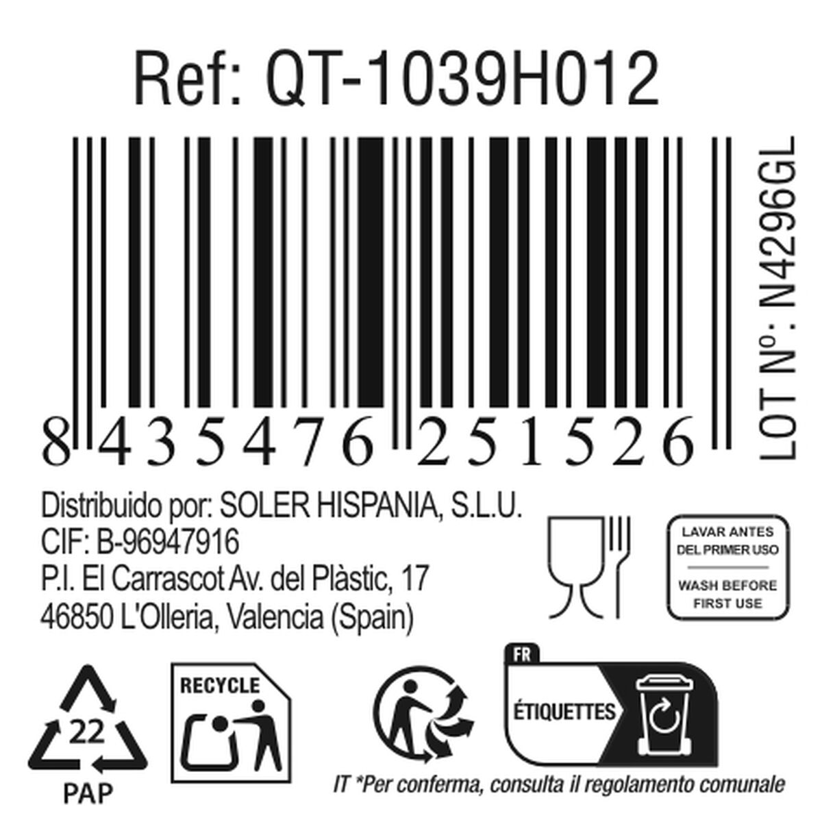 Servingsfat Quttin 700 ml Glas Avlång (6 antal) - 7