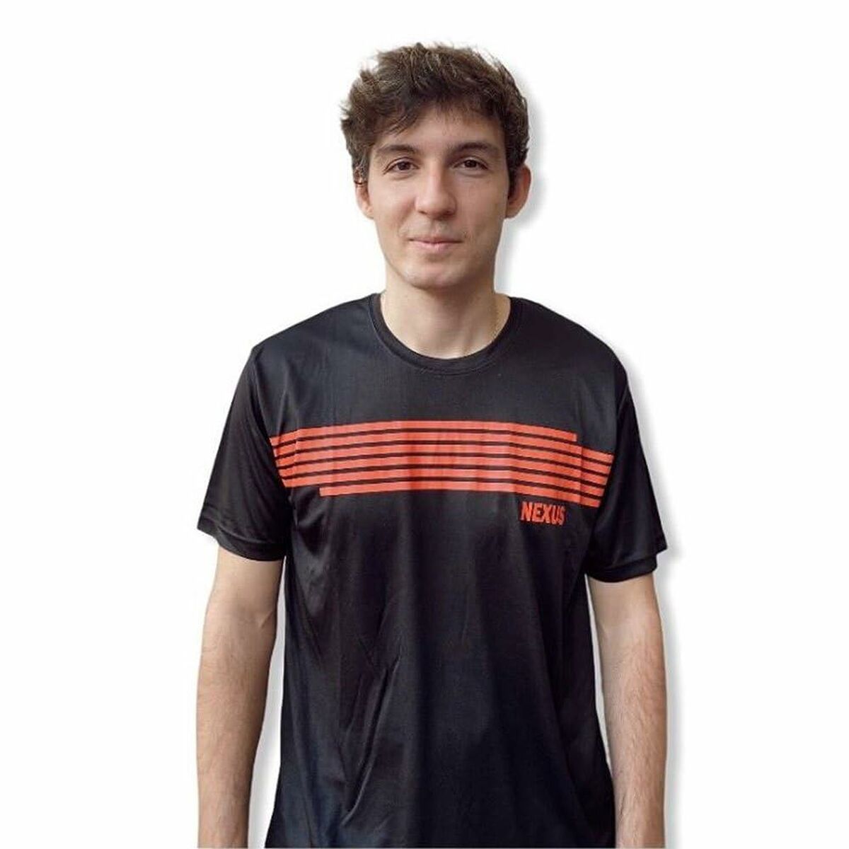 T-shirt med kortärm Herr Nexus Trust Svart