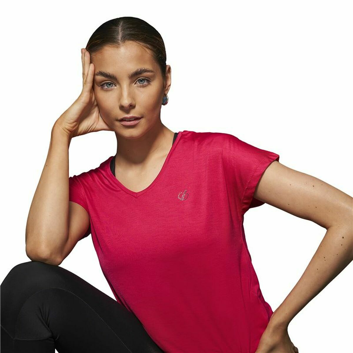 T-shirt med kortärm Dam Dare 2b Agleam Rosa - 6