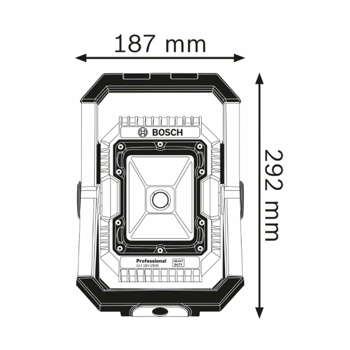 Ficklampa LED BOSCH 0601446400 18 V - 2