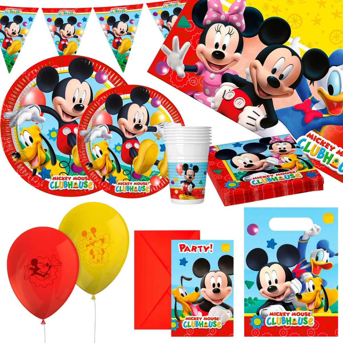 Festförråd - set Mickey Mouse 66 Delar - 7