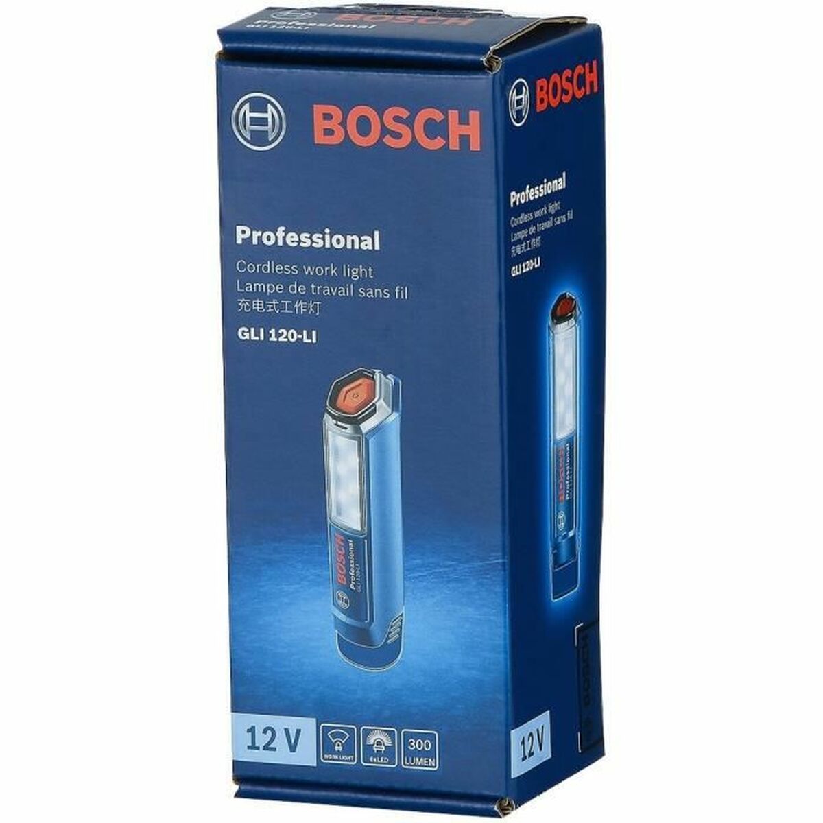 Ficklampa LED BOSCH GLI 12V-300 solo Batteri 300 Lm - 5