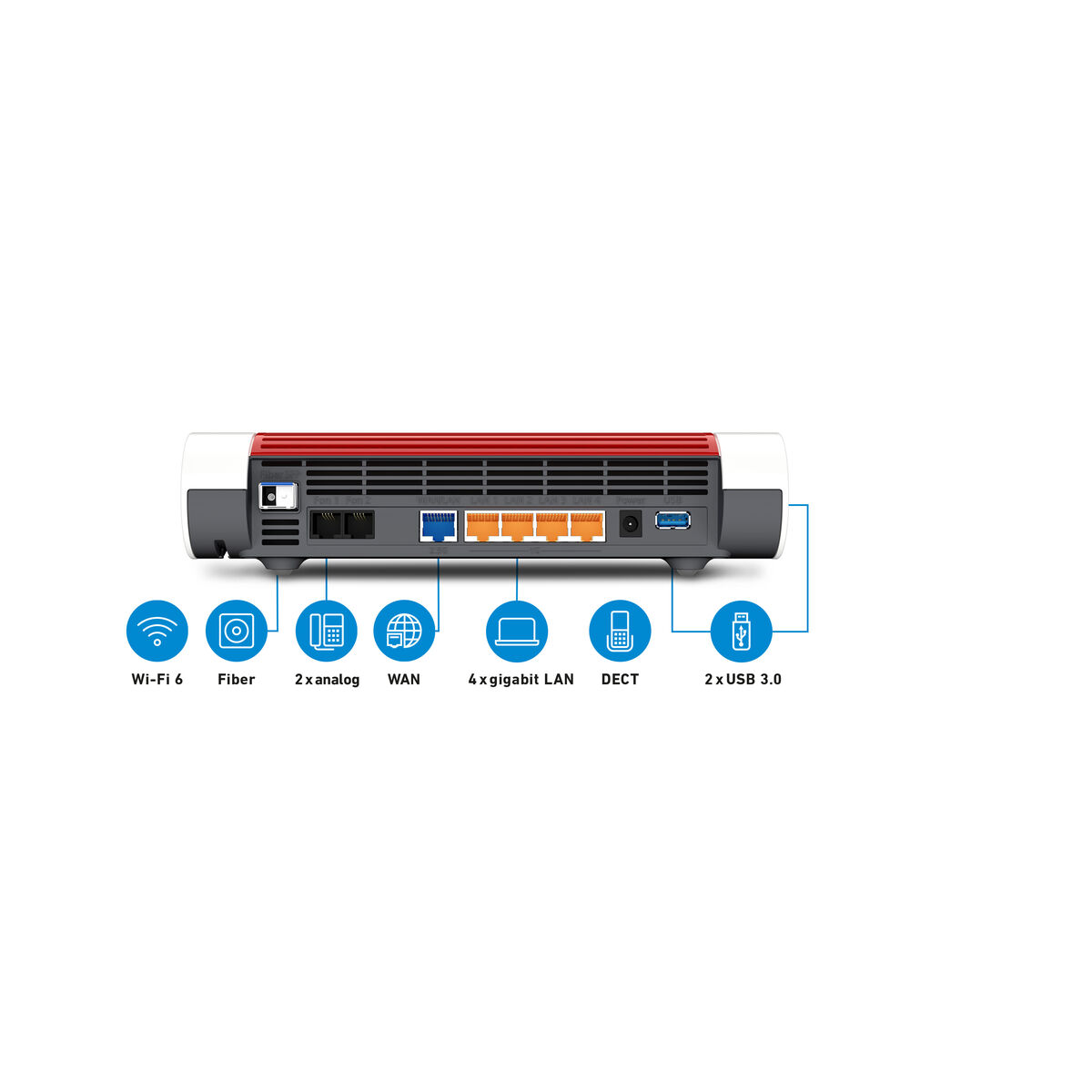 Router Fritz! FRITZBOX 5590 FIBER - 4