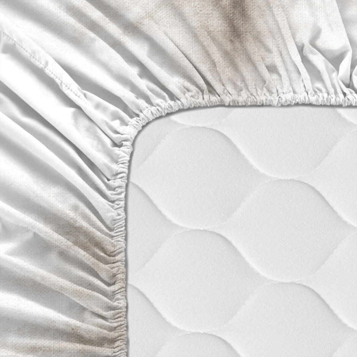 Underlakan HappyFriday BLANC Multicolour 140 x 200 x 32 cm - 4
