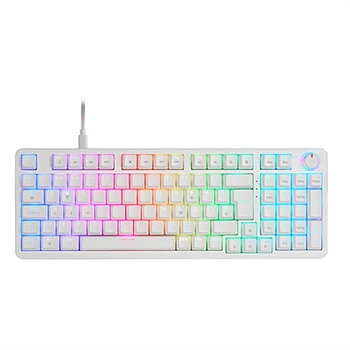 Gaming Tangentbord/ OR: Speltangentbord Mars Gaming MKPROWBES Vit Qwerty Spanska
