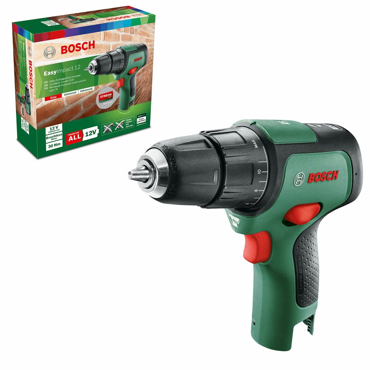 Borr/skruvdragare BOSCH EasyImpact 12 12 V - 10