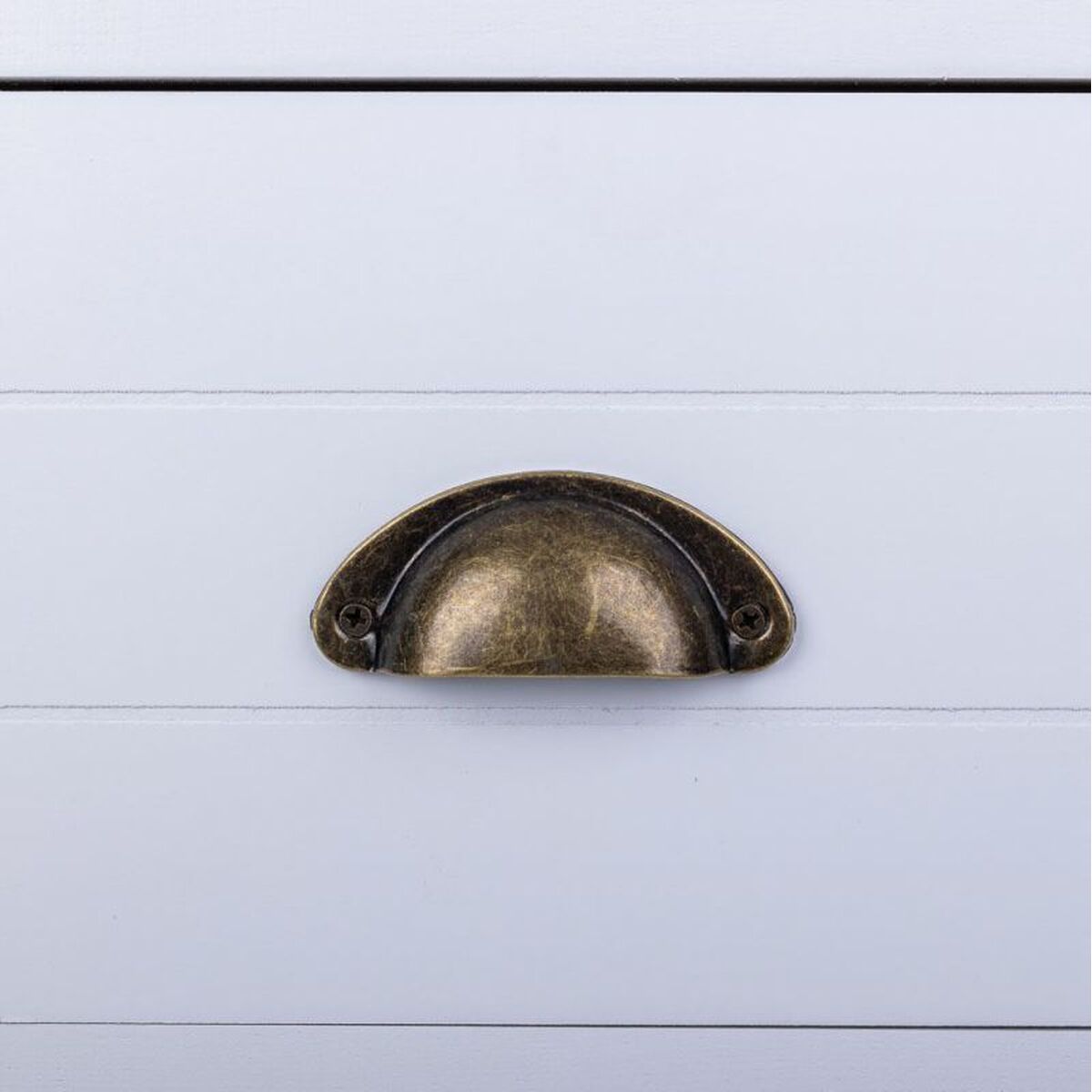 Byrå Alexandra House Living Vit Paulowniaträ Trä MDF 25 x 76 x 35 cm - 8
