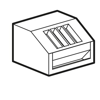 Bestick utmatarenhet, med PVC bestick dispenser