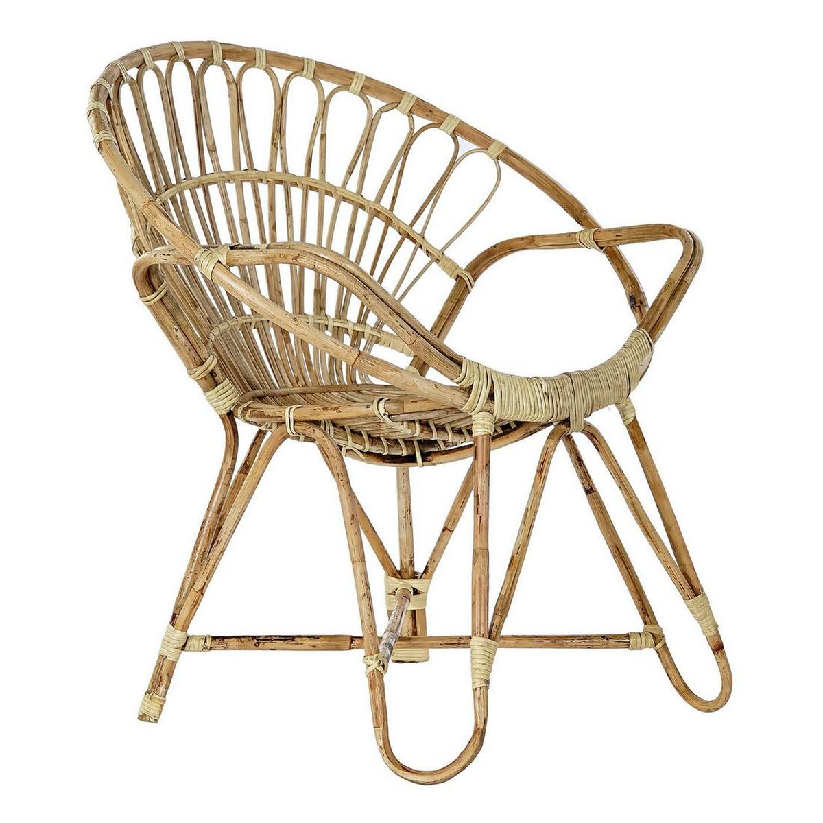 Trädgårdssoffa DKD Home Decor Naturell 77 x 58 x 85 cm - 8