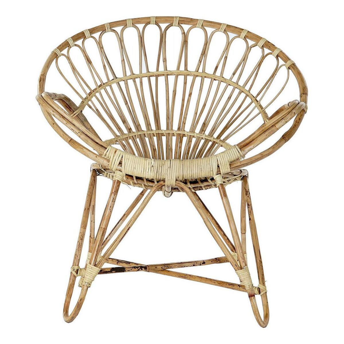 Trädgårdssoffa DKD Home Decor Naturell 77 x 58 x 85 cm - 3