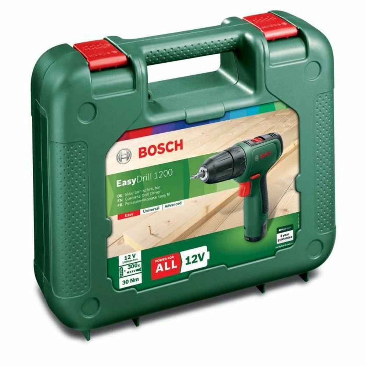 Förare borr BOSCH Easydrill 1200 12 V 30 Nm - 6