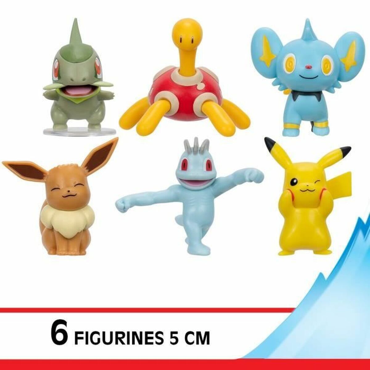 Sats med figurer Pokémon JW3614 5 cm 6 Delar - 2