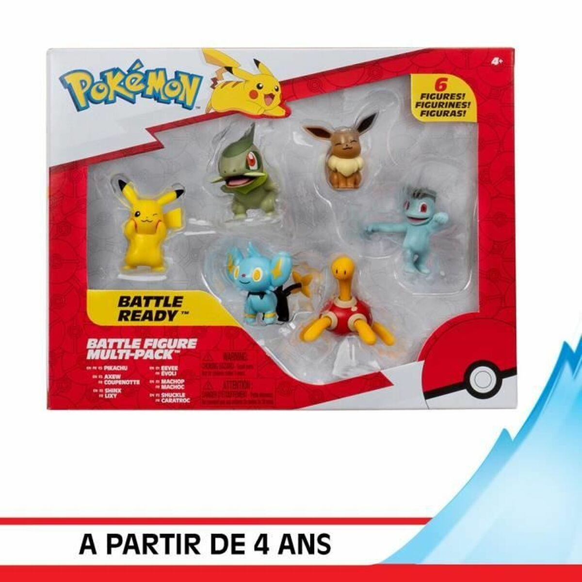 Sats med figurer Pokémon JW3614 5 cm 6 Delar - 5