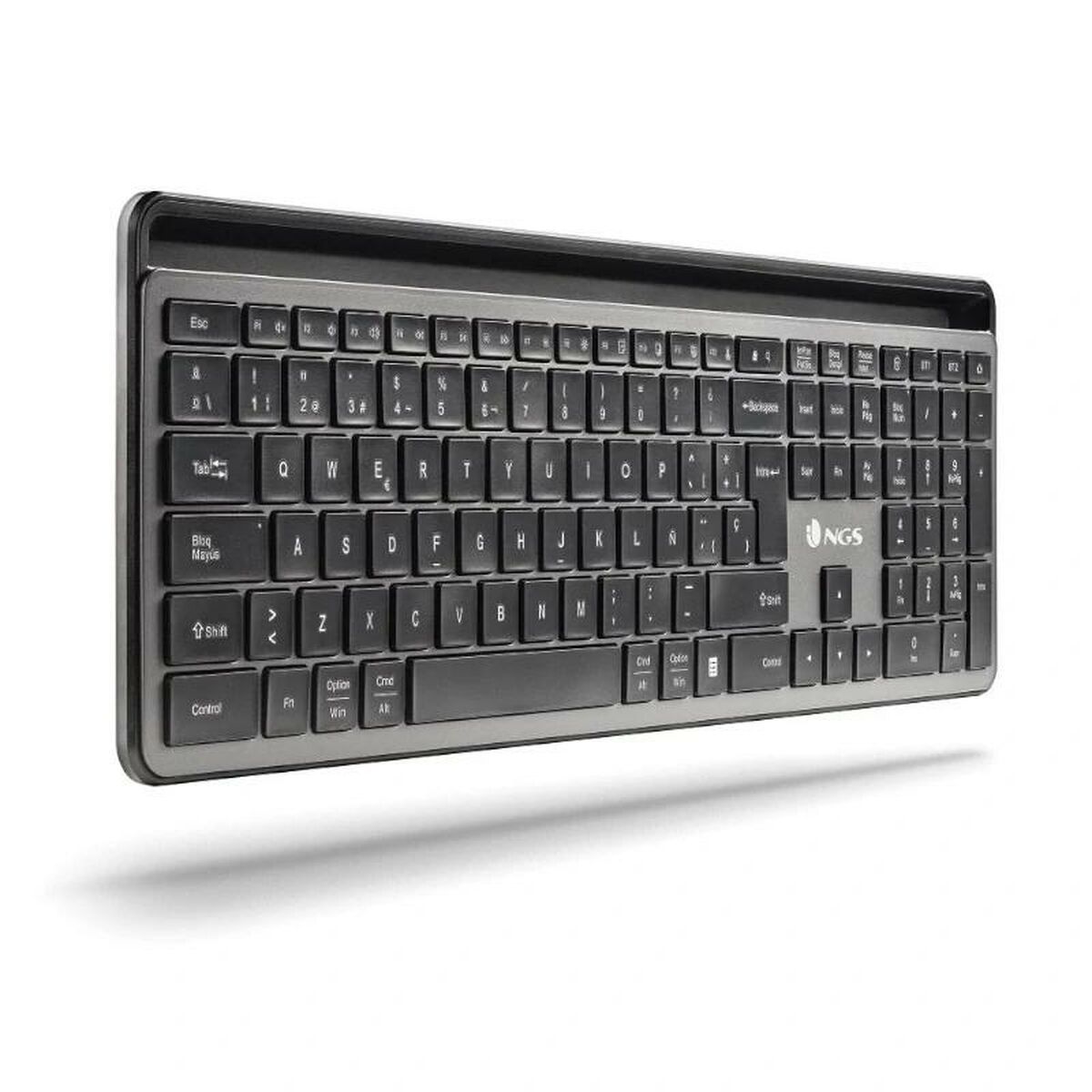 Tangentbord och Mus NGS ECLIPSEKIT Grå QWERTY - 4