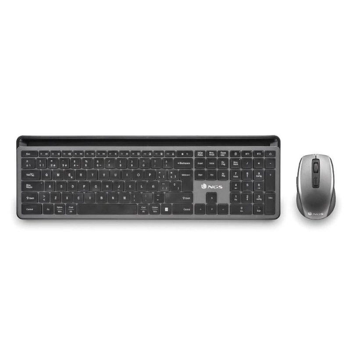 Tangentbord och Mus NGS ECLIPSEKIT Grå QWERTY - 2