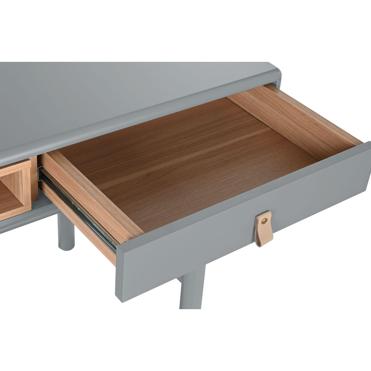 Skrivbord Home ESPRIT Blå Grå Trä MDF 120 x 60 x 75 cm - 7