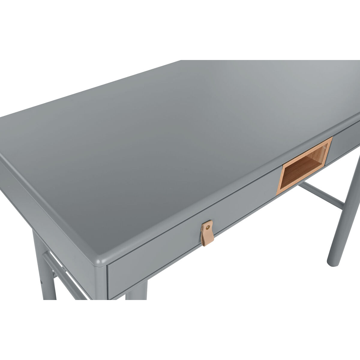 Skrivbord Home ESPRIT Blå Grå Trä MDF 120 x 60 x 75 cm - 9