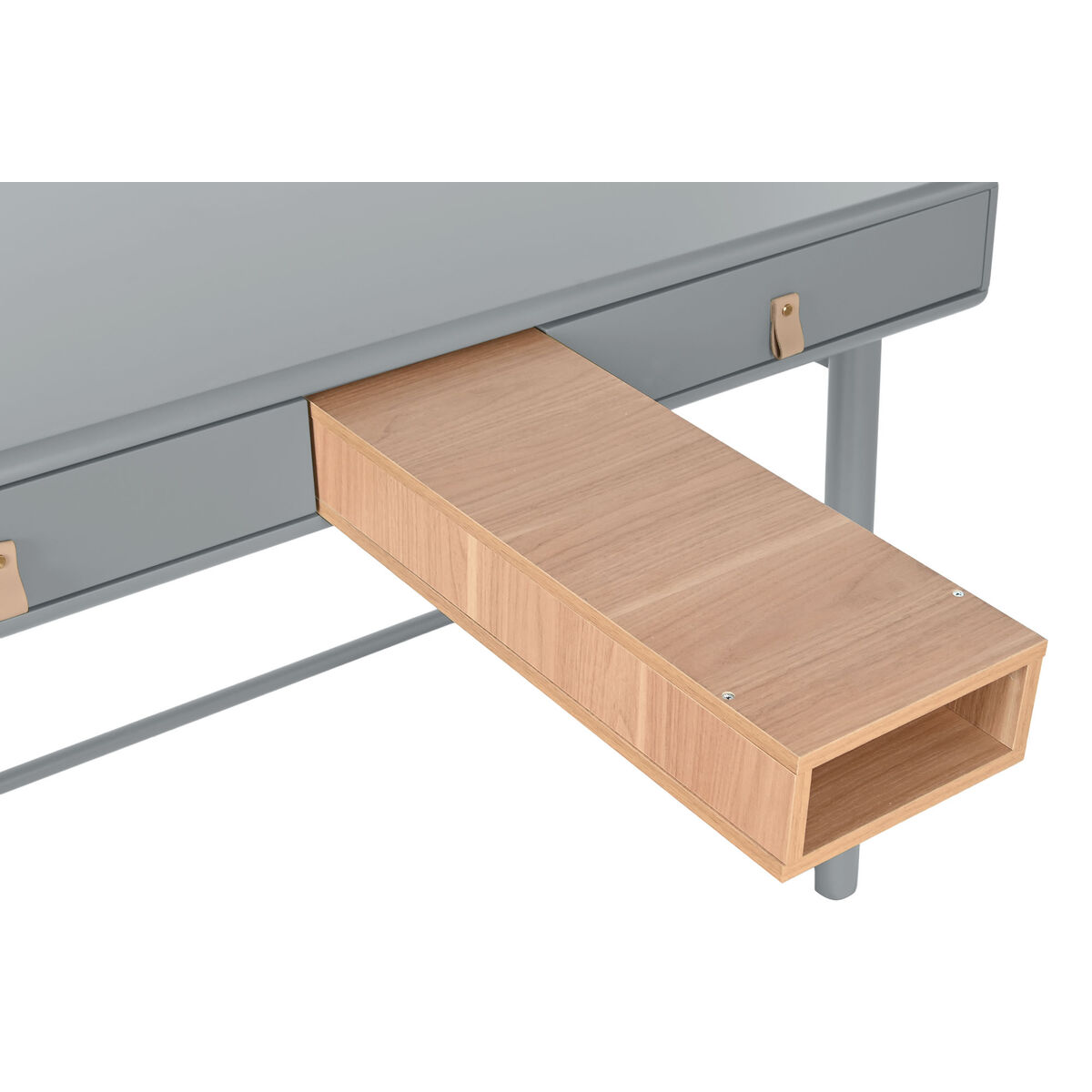 Skrivbord Home ESPRIT Blå Grå Trä MDF 120 x 60 x 75 cm - 5