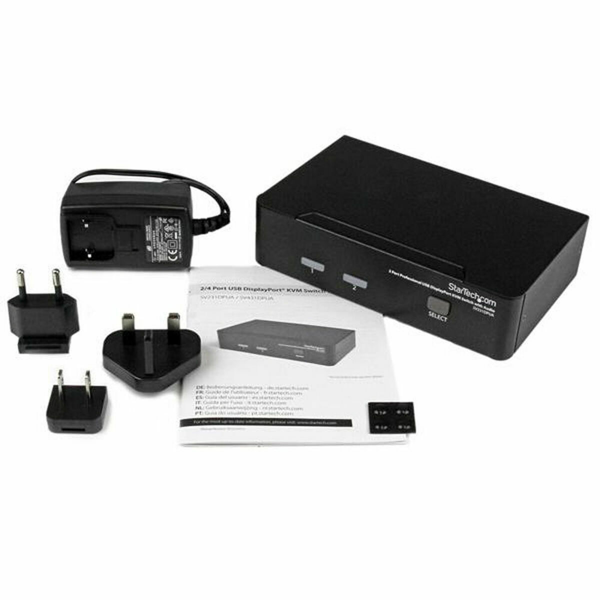 KVM -omvandlare med 2 portar Startech SV231DPUA - 2