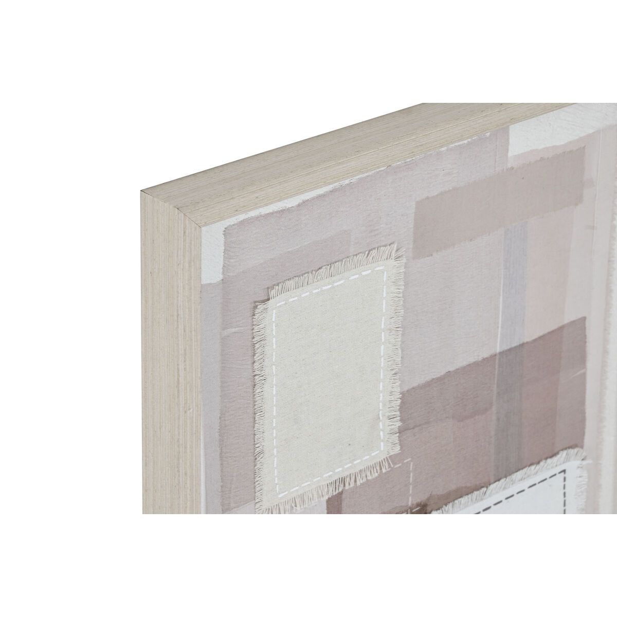 Kanvas Home ESPRIT Beige Grå Abstrakt Modern 40 x 2,5 x 50 cm (2 antal) - 2