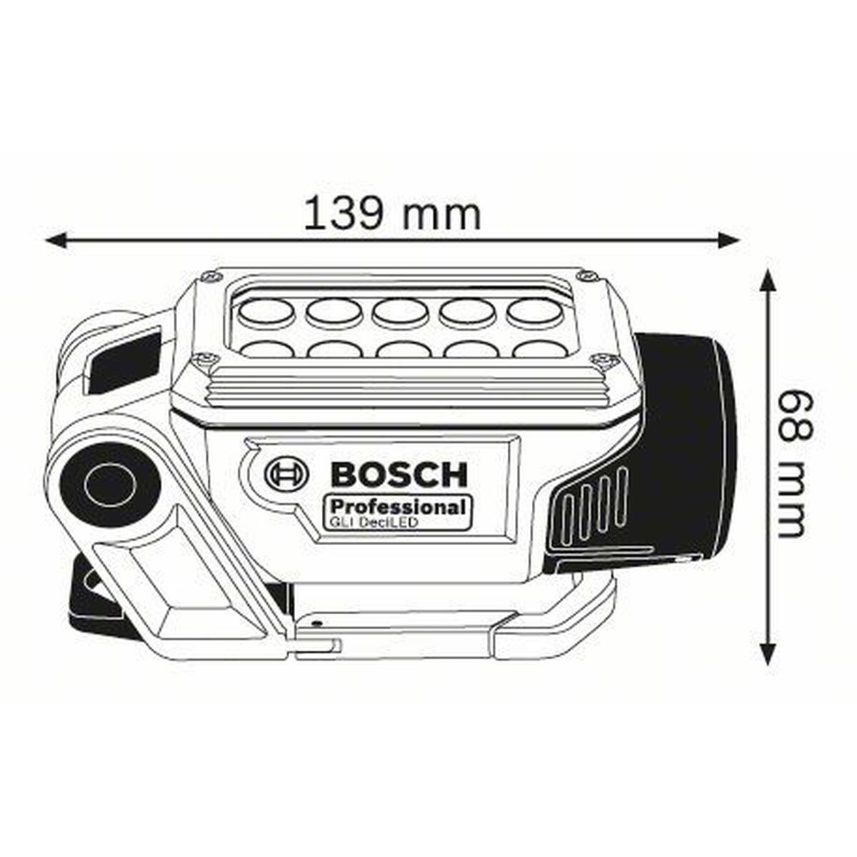 Ficklampa LED BOSCH GLI DeciLED Professional 12 V - 2