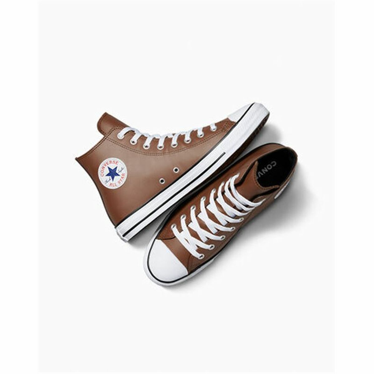 Sportskor Casual Dam Converse Chuck Taylor All Star Hi Brun - 4