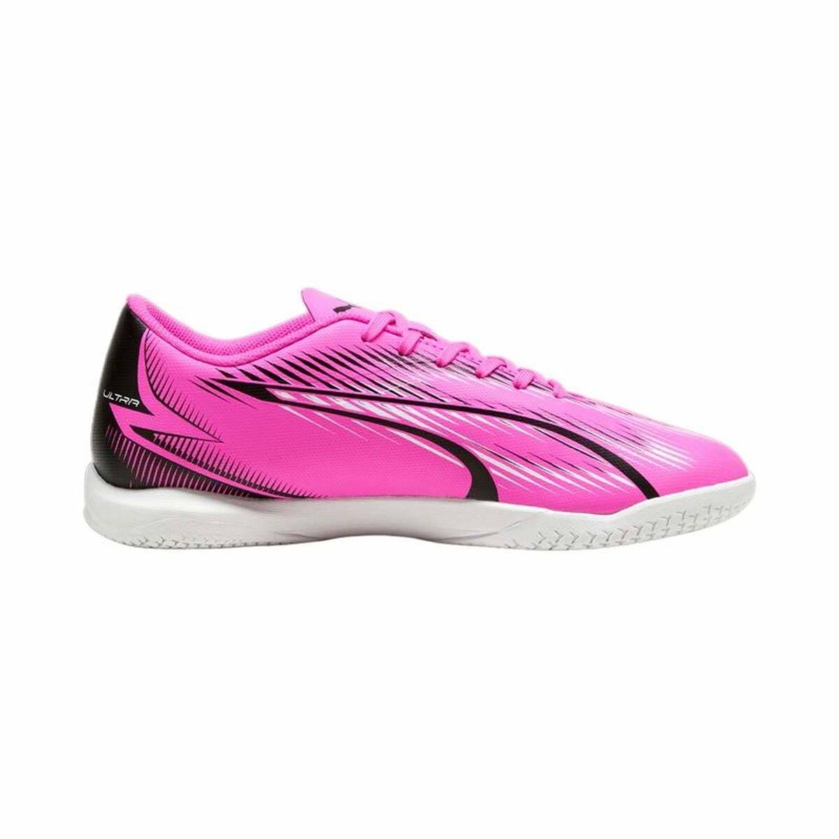 Fotbollsskor för inomhusbruk för vuxna Puma Ultra Play Vit Mörkrosa Unisex - 2