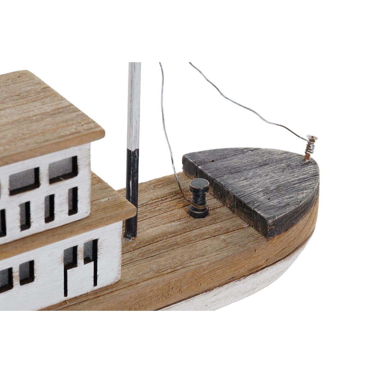 Prydnadsfigur DKD Home Decor Naturell Vit Sjöman Barco (59 x 10 x 26 cm) - 5