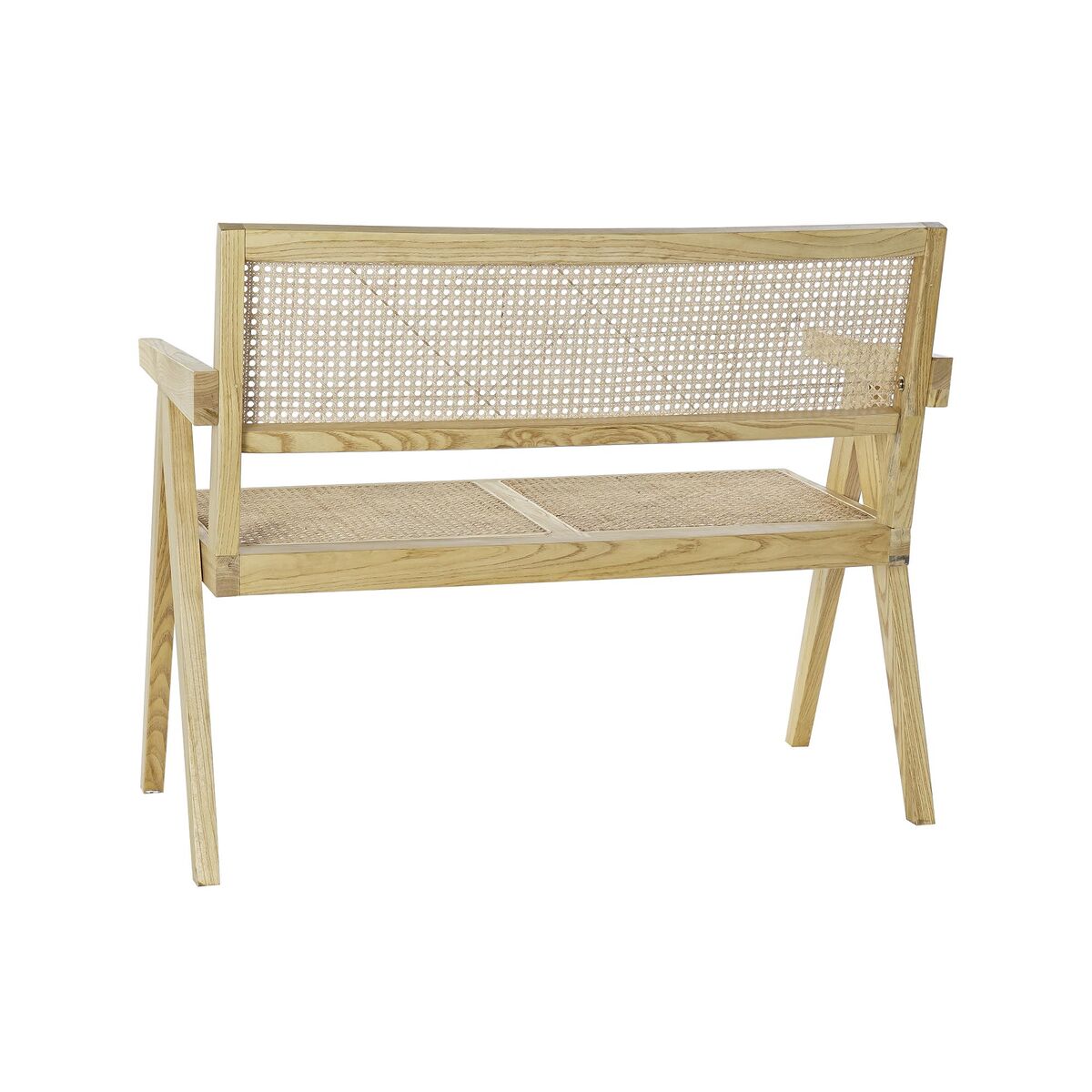 Bänk med ryggstöd DKD Home Decor Naturell Vintage 105,5 x 62 x 83 cm - 3