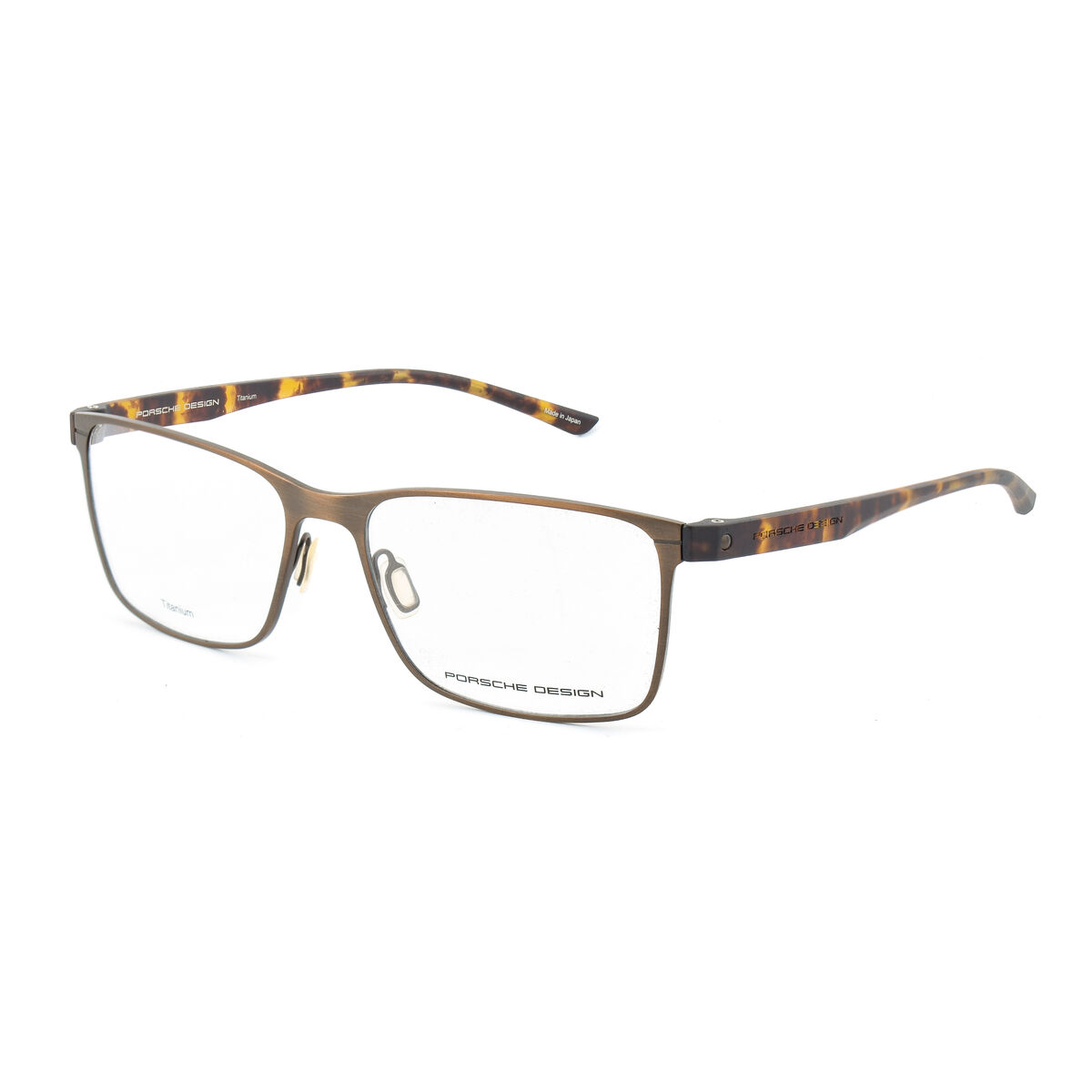 Glasögonbågar Porsche Design P8346-E-57 Gyllene ø 57 mm - 3