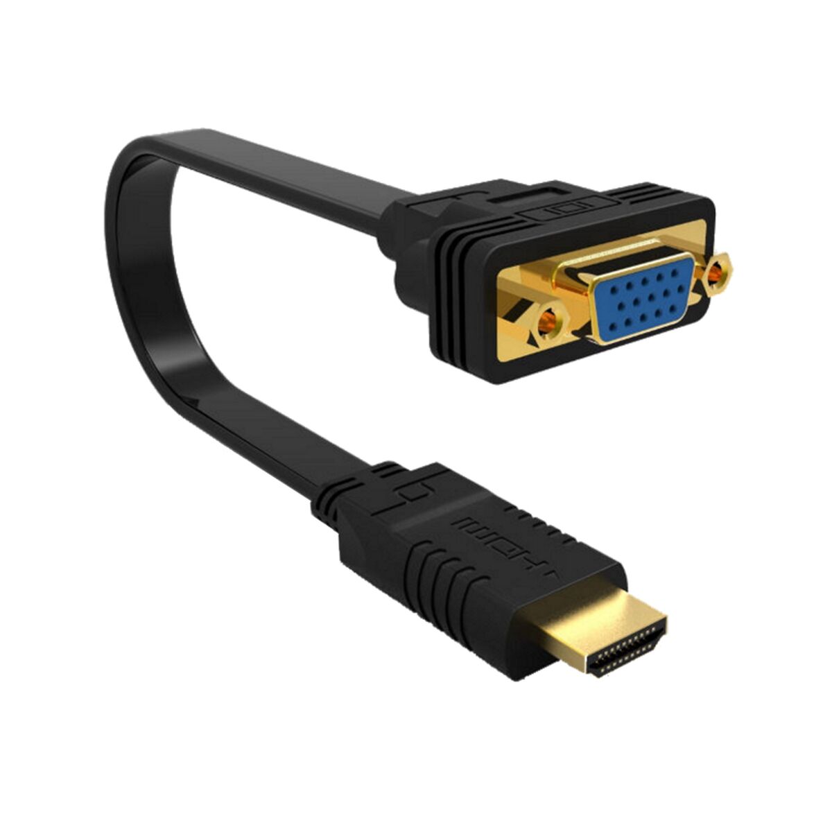 Adapter HDMI till VGA Ewent EW9869 Svart 15 cm - 2