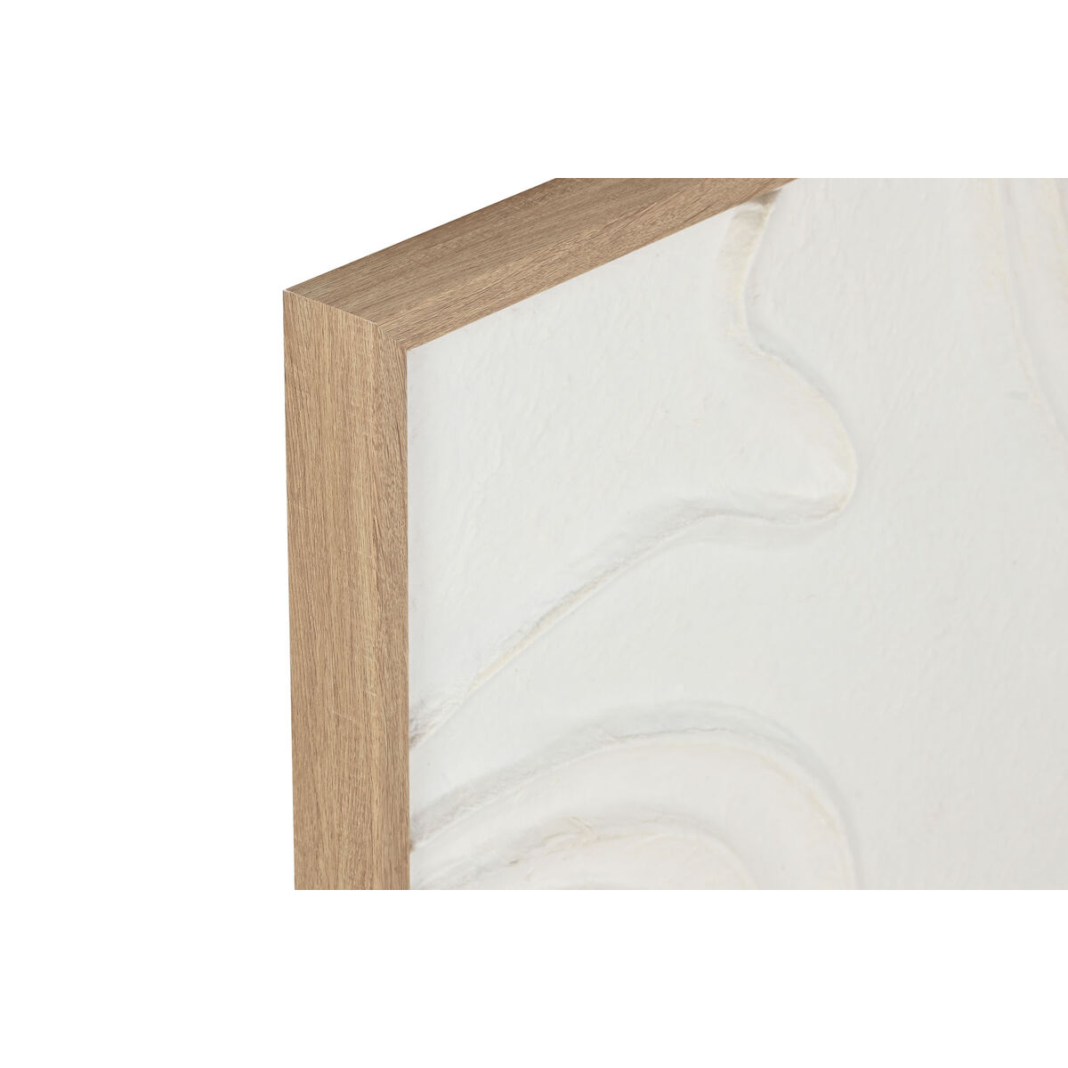Tavla Home ESPRIT Vit Abstrakt Skandinavisk 80 x 4 x 80 cm (2 antal) - 2