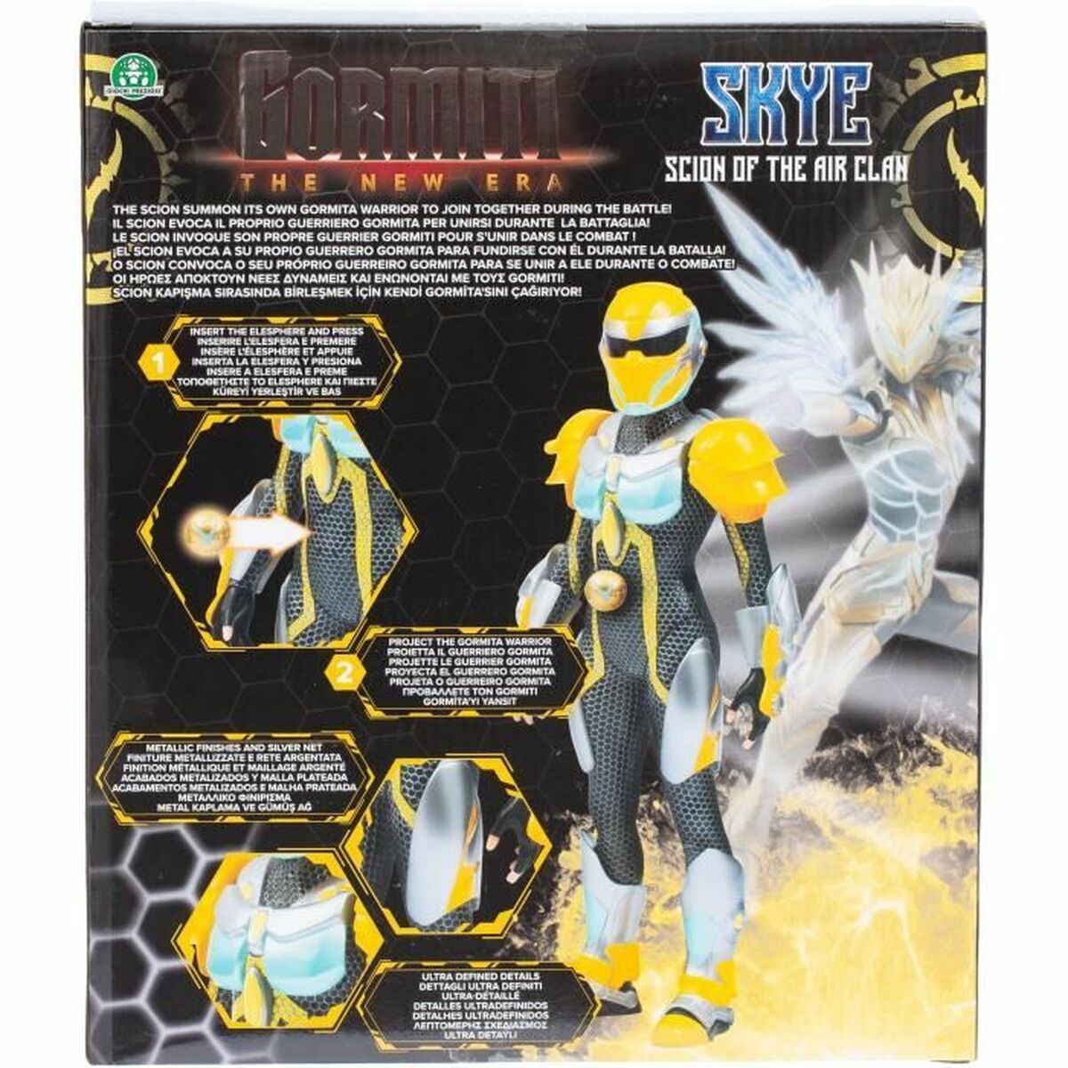 Ledad figur Gormiti Skye 27 cm - 5