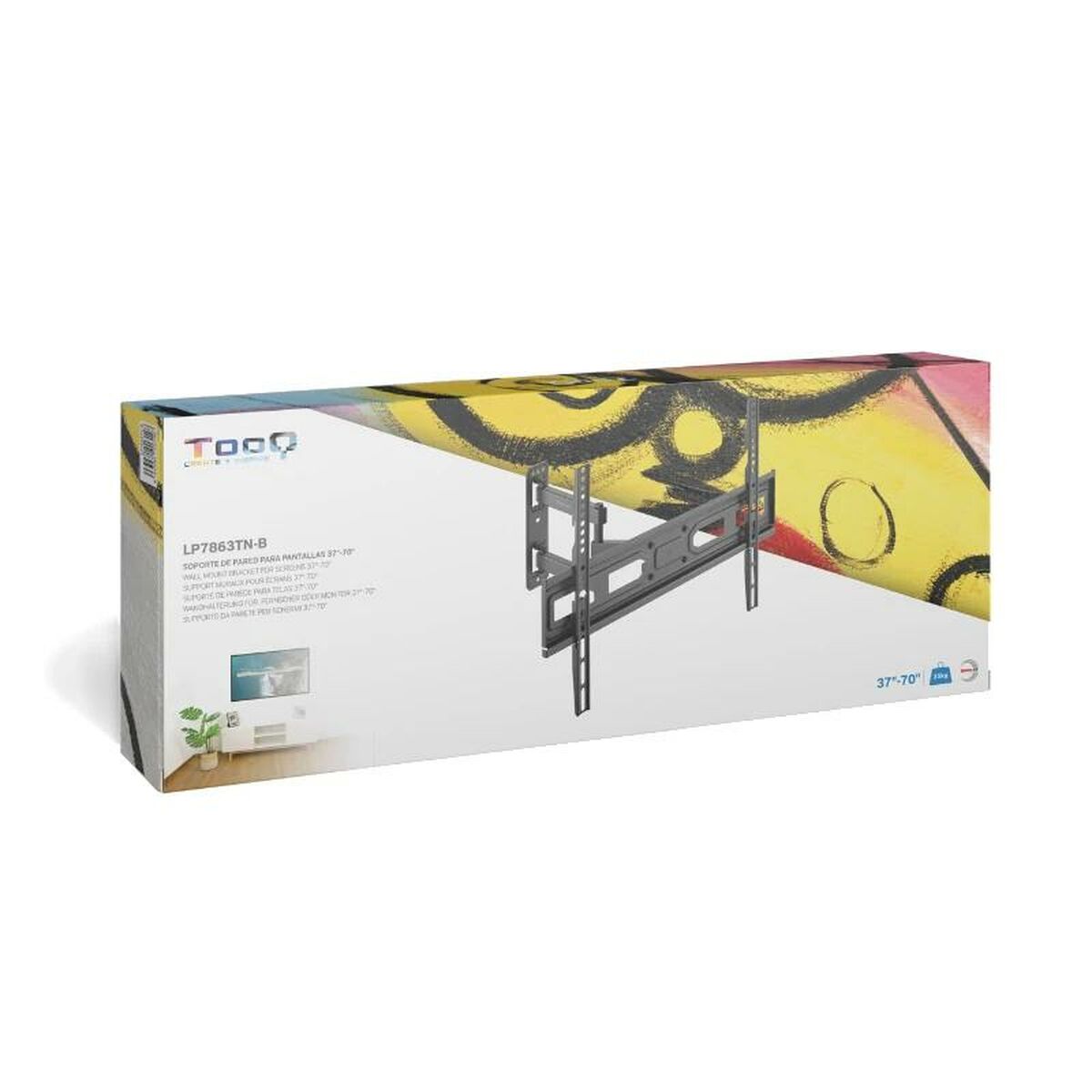 TV-fäste med arm TooQ LP7863TN-B 70" 37" 35 kg - 4