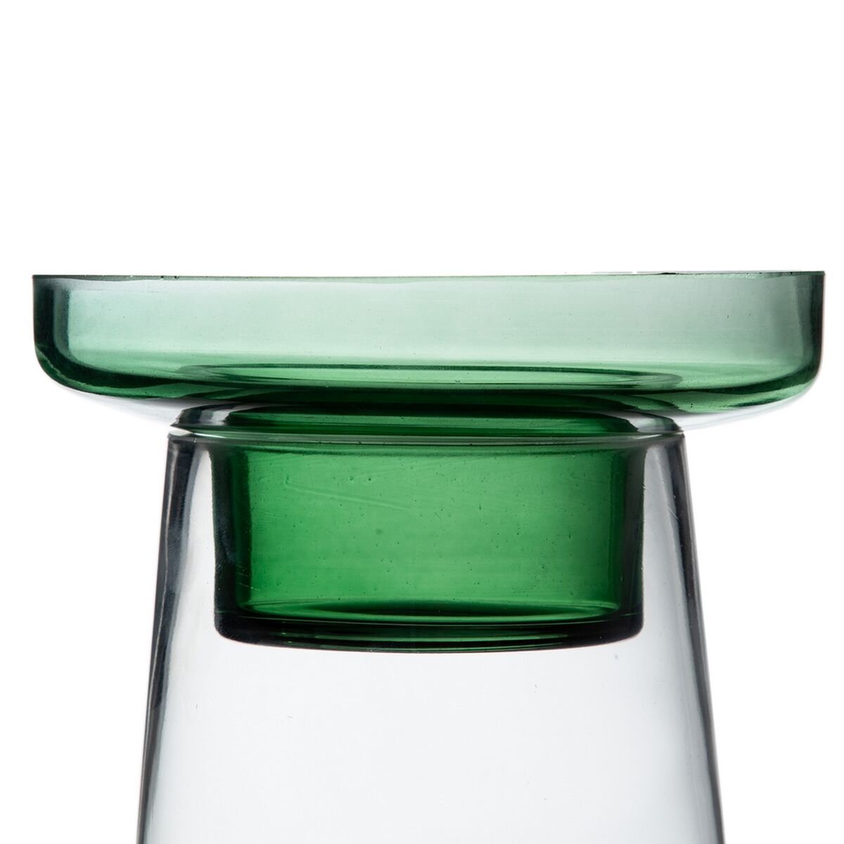 Ljusstakar 16,5 x 16,5 x 28,5 cm Grön Glas - 5