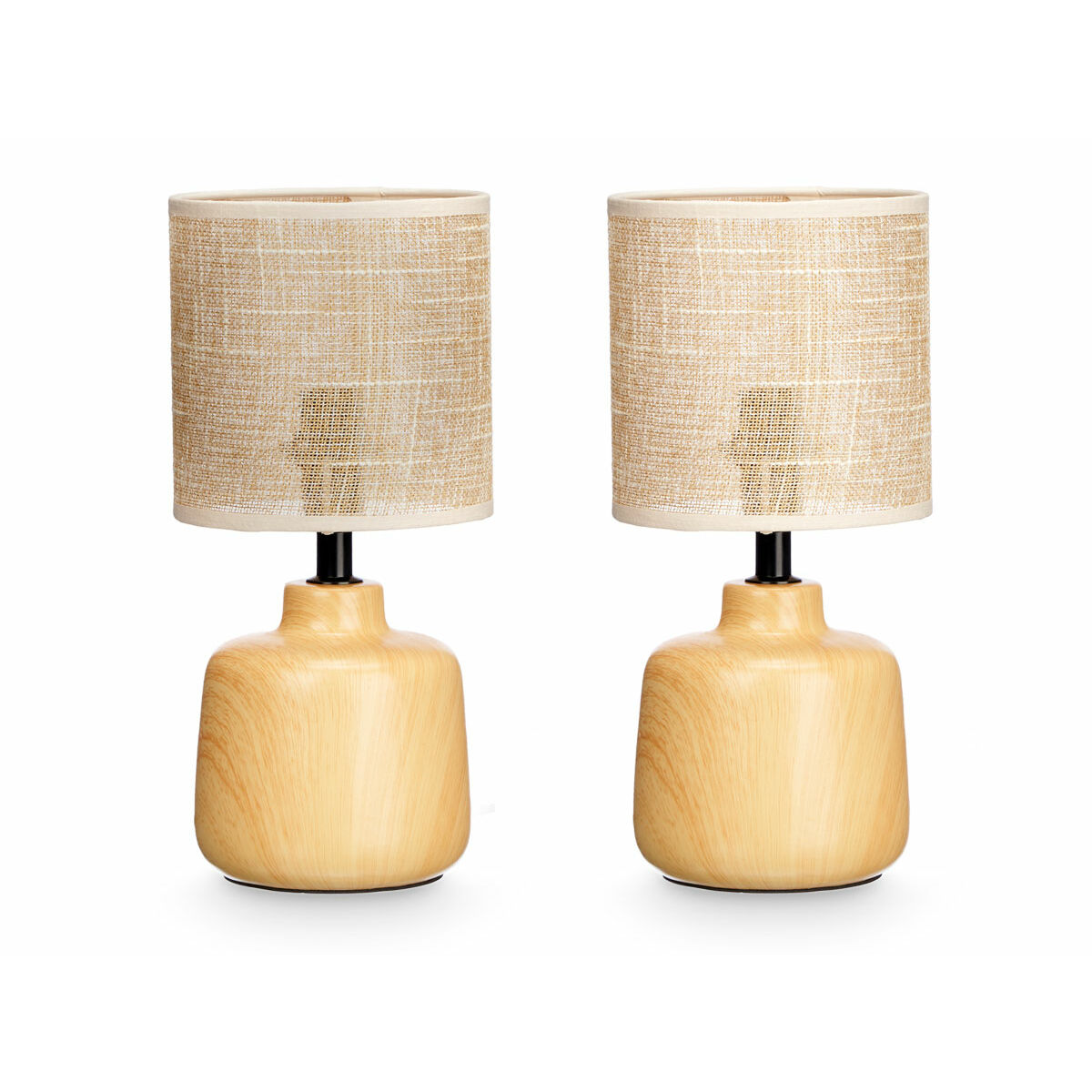 Bordslampa Gift Decor Brun 60 W 2 antal