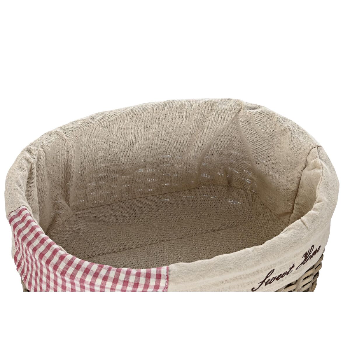 Korgset DKD Home Decor Röd Beige Naturell vide Cottage 51 x 37 x 56 cm (5 Delar) (5 antal) - 6