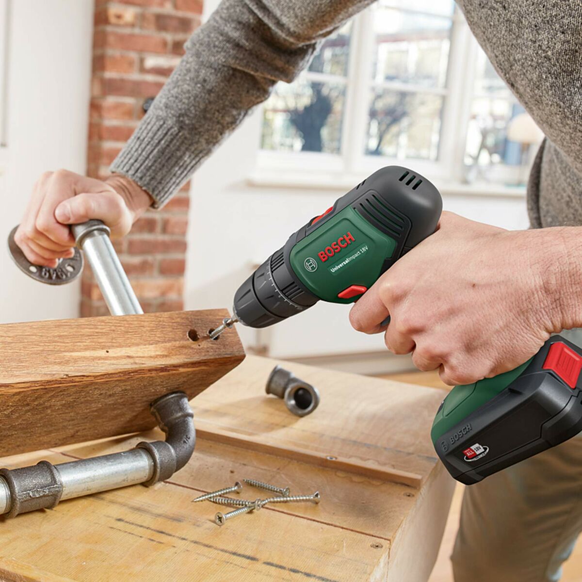 Borr/skruvdragare BOSCH UniversalImpact 18 18 V 34 Nm - 6