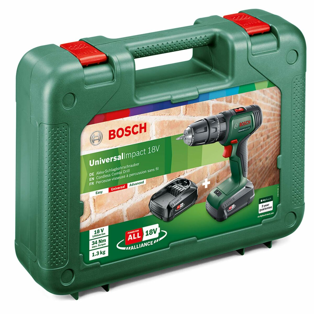 Borr/skruvdragare BOSCH UniversalImpact 18 18 V 34 Nm - 9