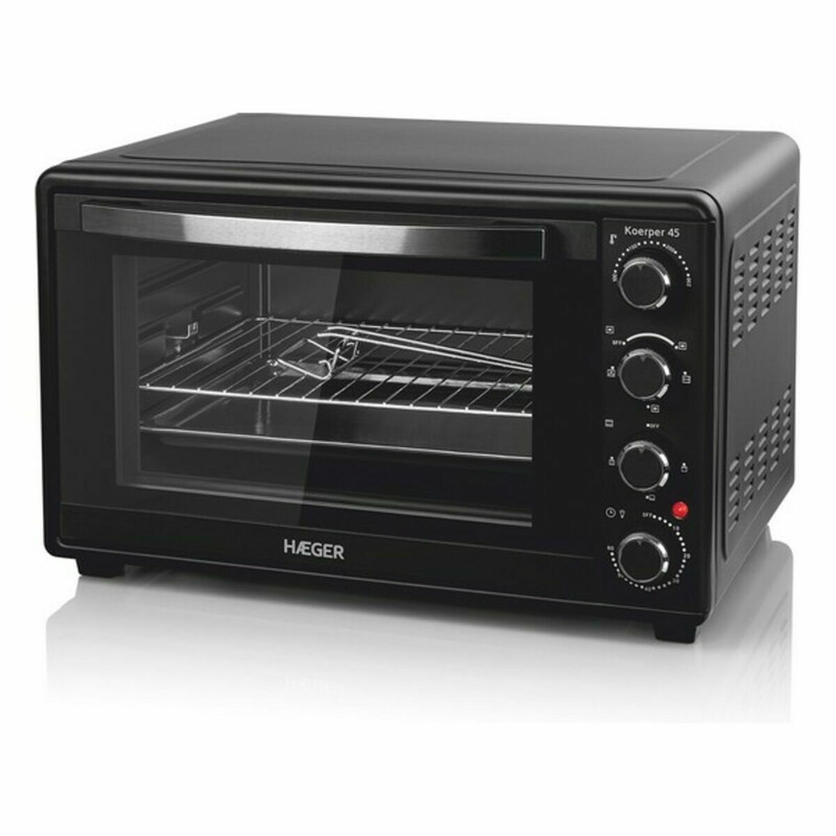Varmluftsugn Haeger OV-45B.030A 45 L 2000W - 6