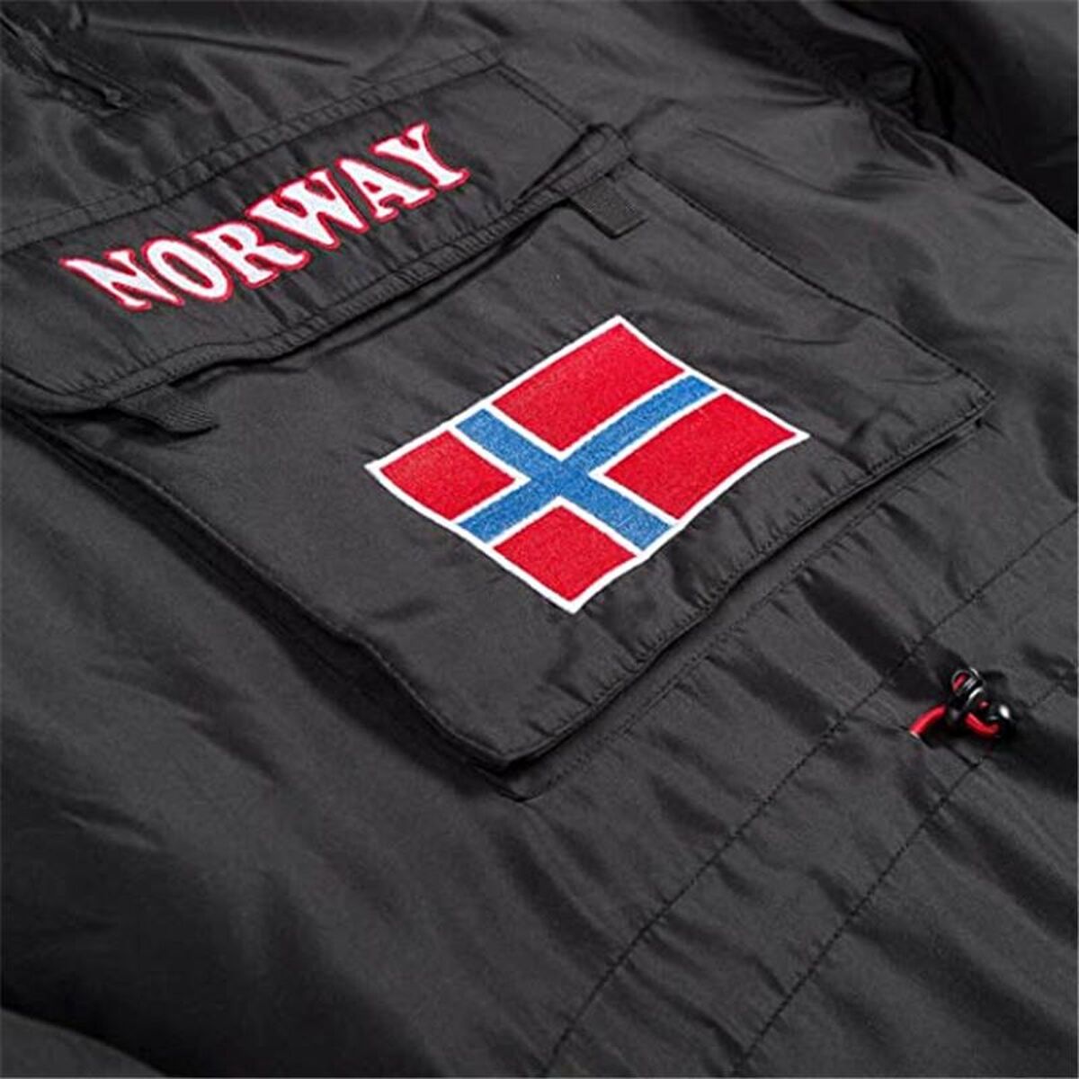 Tröja med huva Unisex Go & Win Norway Svart - 13
