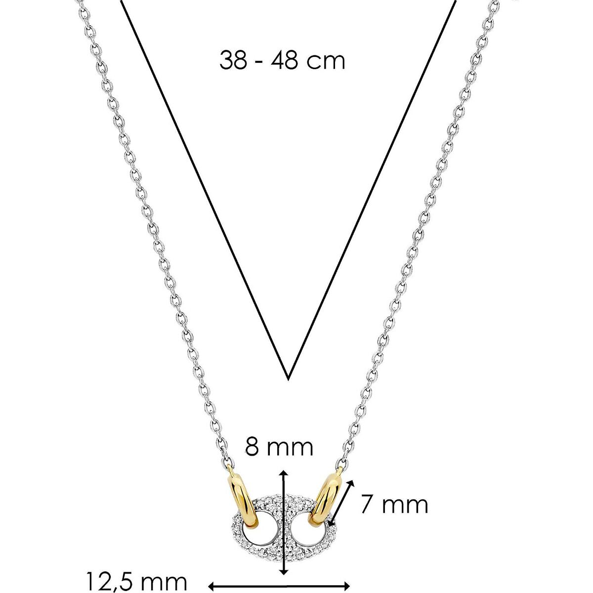 Damhalsband Ti Sento 3986ZY/42 - 5