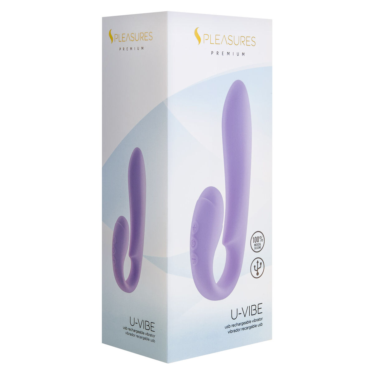 Dubbelvibrator Dual Stimulation Vibe S Pleasures Lavendel - 2