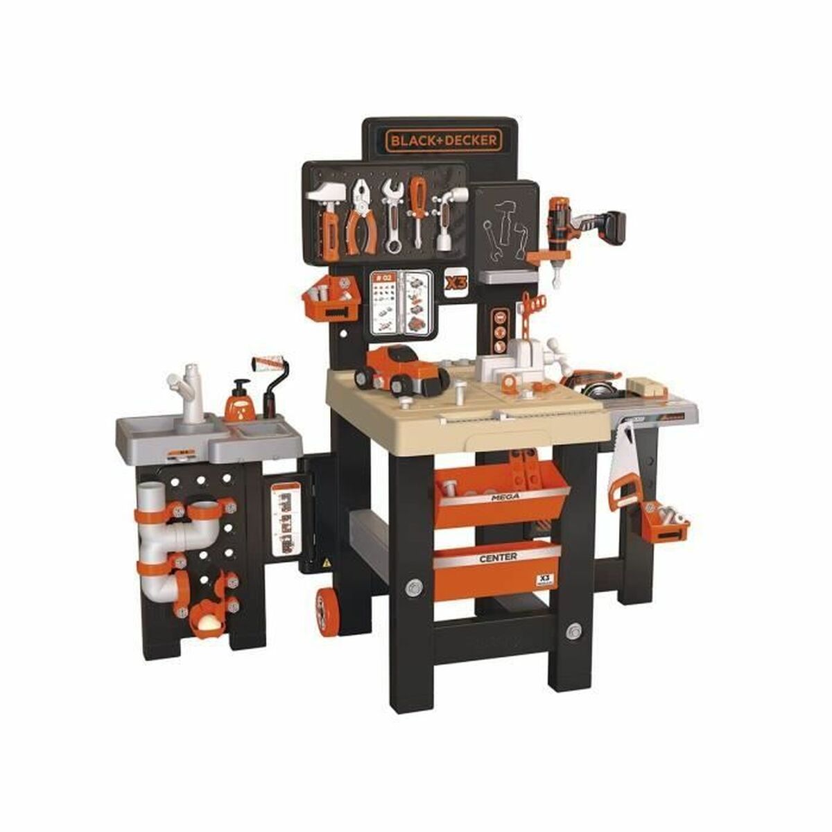 Verktygssats för barn Smoby Black + Decker