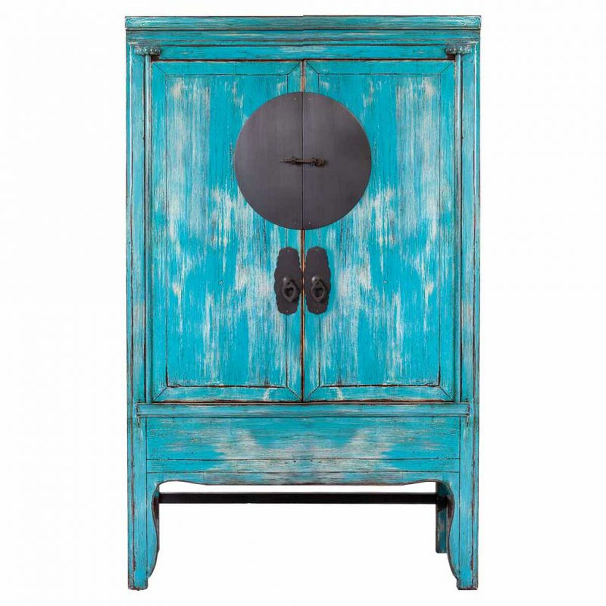 Skåp Alexandra House Living Blå Trä Almträ 49 x 172 x 108 cm - 4